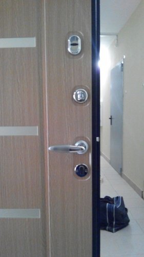 Входная дверь в квартиру Super Omega-10 Черный шелк RP-4 Венге светлый RS-1 фото 6