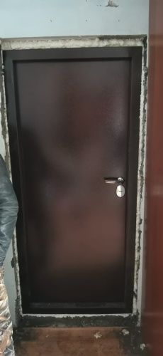 Низкая дверь с терморазрывом Эталон ТС-1 Медь-Медь 1900мм фото 2
