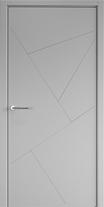 Albero Геометрия-2 с магнитной защелкой, ширина полотна 600мм, цвет Серый, Глухое