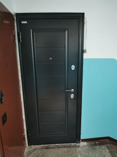  - РАСПРОДАЖА С ВЫСТАВКИ: Delta-100 Темно-серый букле графит VDM-2N Бетон известковый D22 860мм правая фото 3