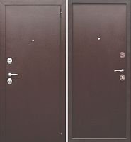 Металлическая дверь Гарда медный антик металл/металл