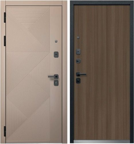 Luxor 2 МДФ Геометрия МДФ Капучинно - Дуб рейка