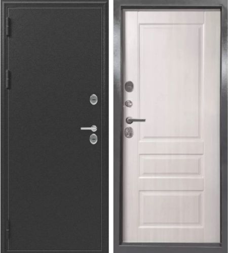 Дверь стальная Эталон ТС-2 Серебро-Кипарис светлый Дверь стальная Эталон ТС-2 Серебро-Кипарис светлый