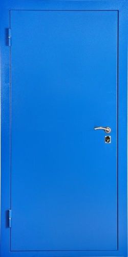 Синяя входная дверь Z-1 Blue металл-металл