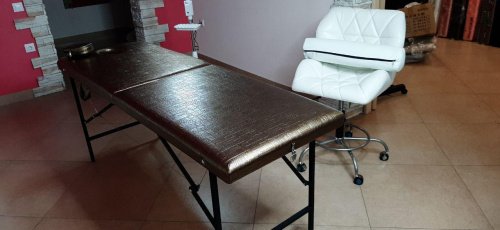  - Кушетка с вырезом для лица 180*60см. Высота 65-85см. фото 5