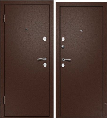 Входная дверь металлическая Ника-1 Антик-медь в дом Входная дверь металлическая Ника-1 Антик-медь в дом