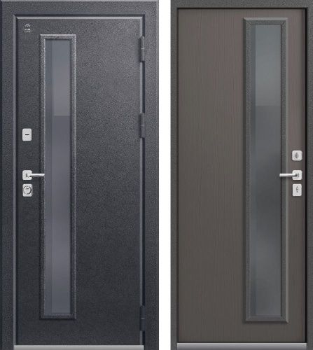 Центурион Т-10-ТМ Антрацит муар-Ясень пепельный (терморазрыв со стеклом)