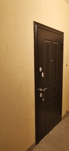 Входная дверь в квартиру Delta-10M Темно-серый букле графит VDM-1 вн. Дуб белый матовый СК62 фото 3