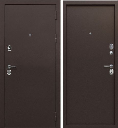 Входная дверь Феррони 9 см Медный антик металл/металл