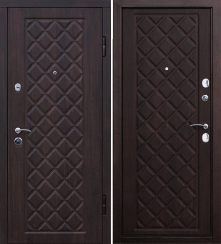 Входная дверь в квартиру Kamelot МДФ Вишня тёмная