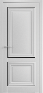 Albero Империя Спарта-2 с молдингом, ширина полотна 600мм, цвет Платина, Глухое