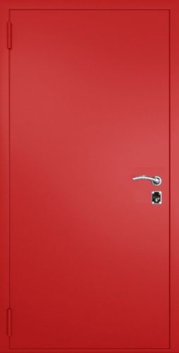 Красная входная дверь Z-1 Red металл-металл