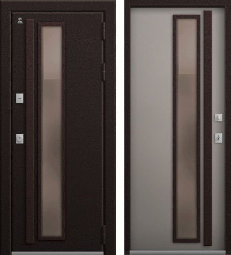 Центурион Т-14 Шоколад муар-Кашемир грей (терморазрыв со стеклом)