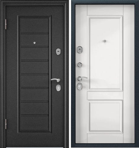 Delta-100 Темно-серый букле графит VDM-2 Дуб белый D27