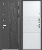 Центурион LUX-7 Серый муар+МДФ Серый камень - МДФ Софт белый