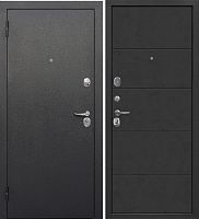 Дверь металлическая 7,5 см Гарда Букле черный бетон графит NEW в квартиру