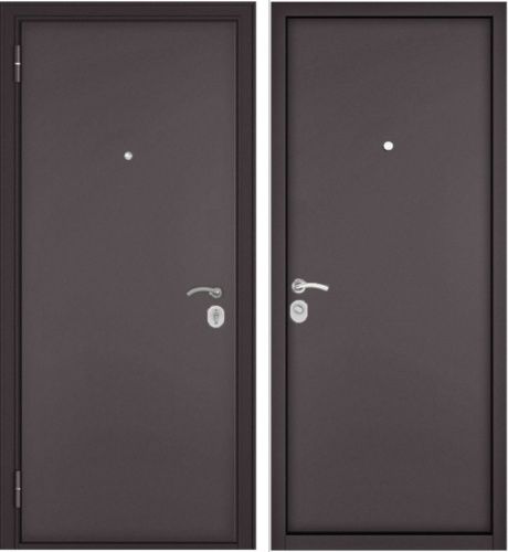 Дверь стальная Мастино HOME ECO Шоколад букле-Шоколад букле 1900мм