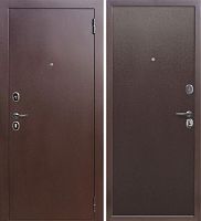Металлическая дверь ТАЙГА 7 см медный антик металл/металл