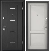 Входная дверь под ключ Delta PRO Темно-серый букле графит DL-1 - Бьянко D6-27