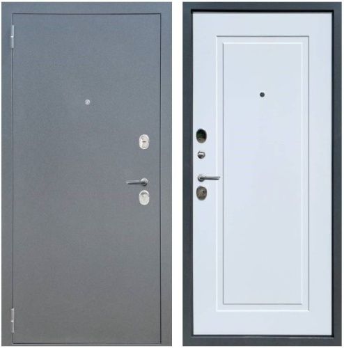 Дверь стальная Бронекс YoDoors-2 Букле графит-Velluto Bianco