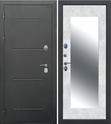 11 см ISOTERMA Букле черный Бетон Снежный Зеркало MAXI