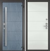  - Алюминиевая дверь Domani 100 CISA ФМ Синий гиацинт