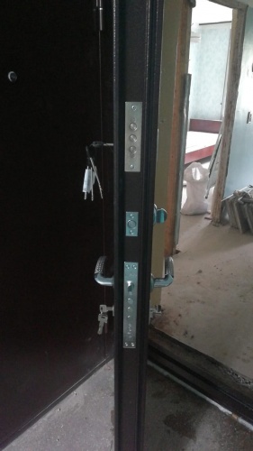 Входная дверь в квартиру Delta-100 Медь RGSO Венге D22 фото 4