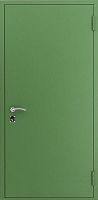 Зеленая входная дверь Z-1 Green металл-металл