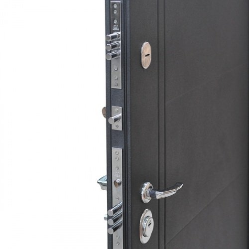 Входная дверь в квартиру Эверест Серый графит МДФ Венге фото 3